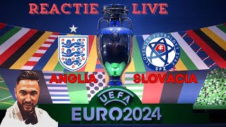 Reactie LIVE  Anglia  Slovacia  EURO 2024 [upl. by Eceinahs968]