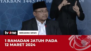 BREAKING NEWS 1 Ramadan 1445 H Selasa 12 Maret 2024  tvOne [upl. by Mina899]