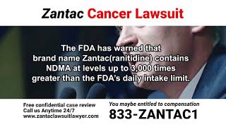 Zantac Cancer Lawsuit Lawyer Commercial [upl. by Berlauda]