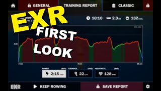 EXR indoor rowing first look [upl. by Nahsyar845]