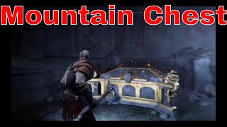 God Of War Inside the mountain chest how to get the Nornir Chest [upl. by Eserahs]