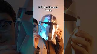 Casco Mandaloriano diy papercraft disfraz [upl. by Eatnahc864]