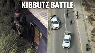 Unseen footage shows closerange fighting between Hamas terrorists amp Israeli troops on October 7 [upl. by Rambow402]