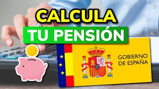 💰 Cómo CALCULAR tu PENSIÓN DE JUBILACIÓN Automáticamente desde la Web Oficial [upl. by Landbert]