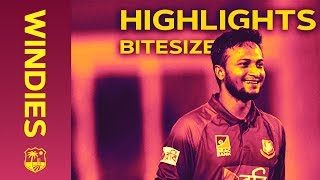 Windies v Bangladesh 2nd IT20 2018  Bitesize Highlights [upl. by Flory]