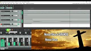 Cover Chris Tomlin quot Our God quot Nosso Deus Multitrack playback [upl. by Bunch598]