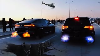 BMW X6M Competition VS JEEP TRACKHAWK technologauto [upl. by Annoda]