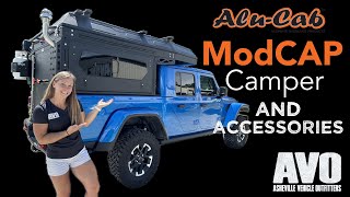 🔥 NEW AluCab ModCAP Camper on a Jeep Gladiator [upl. by Ddet]