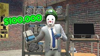 Bitcoin How To Make Big MONEY  Gmod DarkRP Rags To Riches EP 13 [upl. by Haleemaj]