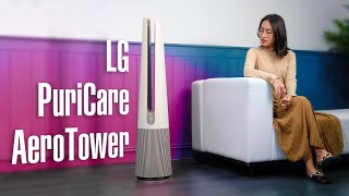 Trải nghiệm máy lọc không khí kết hợp quạt LG PuriCare AeroTower [upl. by Dina45]