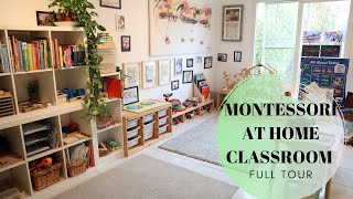 MONTESSORI AT HOME FULL CLASSROOM TOUR 2022 [upl. by Nathanson]