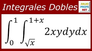 Integrales dobles  Ej 1 [upl. by France]