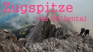 Zugspitze via Höllental Klettersteig und Gletscher [upl. by Ardnwahsal]