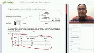 PSLE Science Answering Techniques  Experiment Questions [upl. by Euqinahc]