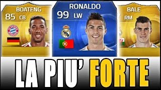 LA SQUADRA PIU FORTE DI FIFA con Ronaldo TOTY  Squad Builder Devastante FIFA 15 Ultimate Team [upl. by Paluas]