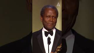 Oscar Winner Sidney Poitier Receives an Honorary Award [upl. by Aicat]