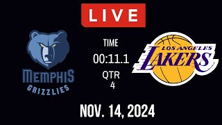 LIVE TODAY GRIZZLIES VS LAKERS NBA REGULAR SEASON NBA 2K25 Full Gameplay NOVEMBER 14 2024 [upl. by Gunner]