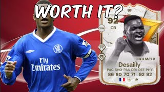 92 Marcel Desailly Golazo Icon Player Analysis  EA FC 24 Ultimate Team [upl. by Mij597]