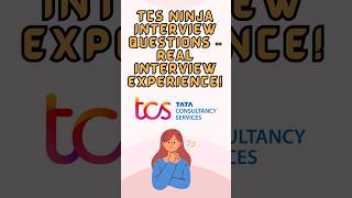 TCS NINJA INTERVIEW EXPERIENCE FOR 2025 tcs tcscpa tcsninja TCS2025TCSINTERVIEW [upl. by Eornom]