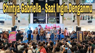 Chintya Gabriella  Saat Ingin Denganmu OST ANCIKA Dia yang Bersamaku 1995  Live at 23 Paskal [upl. by Ydnew]