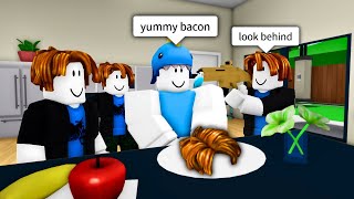 ROBLOX Brookhaven 🏡RP BACON Funny Moments MEMES [upl. by Teri]