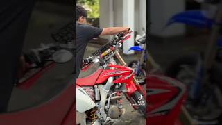 Honda Crfගෙවල් ඇතුලේ තියෙන වන්ඩි😎😎😍😍srilanka bike r1 ct100 wrx [upl. by Esyahc]