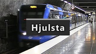 C20 tåg vid Hjulsta tunnelbana i Stockholm [upl. by Estell]