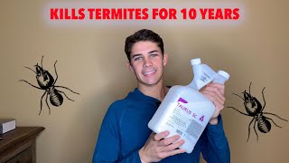 How to treat a concrete slab home for TERMITES  DIY termite treatment [upl. by Enirak]