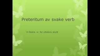 Preteritum av svake verb på tysk ekstra e etter stammen [upl. by Angelika104]