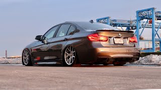 BMW F30 AIR SUSPENSION MY SETUP AND REVIEW [upl. by Nahshu]