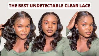 THE BEST CLEAR AND UNDETECTABLE LACE  BODY WAVE 13X6 LACE FRONT WIG  XRS BEAUTY HAIR  Joy Itohan [upl. by Eldreeda]