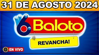 Resultado BALOTO REVANCHA SÁBADO 31 de agosto 2024 [upl. by Olympias]