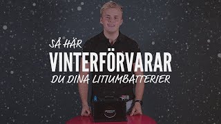 Hur vinterförvarar man sina Nordmax litiumbatterier [upl. by Valeda794]