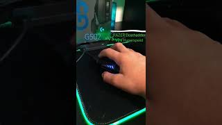 Logitech G502 Hero VS RAZER Deathadder V2 X HYPERSPEED [upl. by Saalocin40]