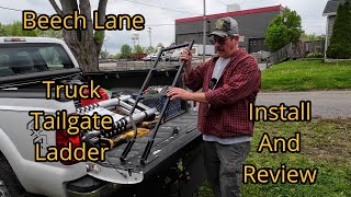 Beech Lane Truck Tailgate Ladder Install and Review [upl. by Schreibe]