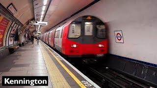 Kennington  Northern line  London Underground  1995 Tube Stock [upl. by Arrik536]