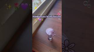 Pomegranate milkshake 🎀shortvideo trending recipe easyrecipe cooking milkshake foodie [upl. by Annah257]