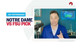 Notre Dame vs FSU Preview Analysis and Betting Pick [upl. by Ellehcar]