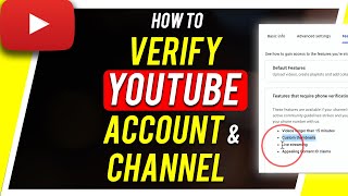 How to Verify Your YouTube Account [upl. by Cis]