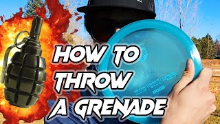 HOW TO THROW A GRENADE One Of The Most Useful Scramble Shots In Disc Golf [upl. by Lemkul]