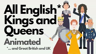 All English Kings and Queens animated documentary [upl. by Airret]