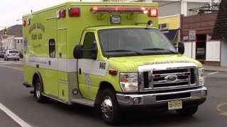 Beach Haven First Aid Squad Ambulance 145 Responding  With Airhorns 72417 [upl. by Molahs237]