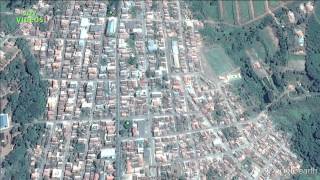 BANDEIRA DO SUL à BOTELHOS MG VISTA AÉREA GOOGLE EARTH [upl. by Azalea]