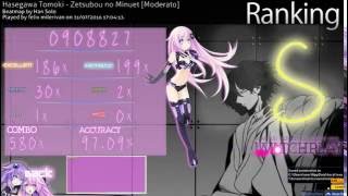 Zoku Sayonara Zetsubou Sensei OST  Zetsubou no Minuet  Osu Play moderato [upl. by Thapa652]