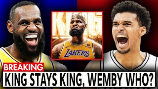 Wemby can never DETHRONE LeBron James [upl. by Eilyac]