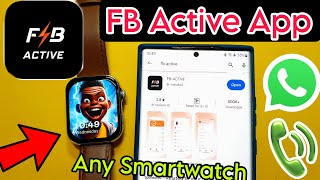 Fire Boltt Active App Connect To Phone  Fire Boltt Smartwatch Connect To Phone  FB Active App [upl. by Giliana]