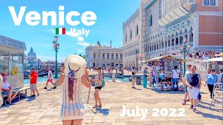 Venice Italy 🇮🇹  July 2022  4K60fps HDR Walking Tour [upl. by Llehsad]