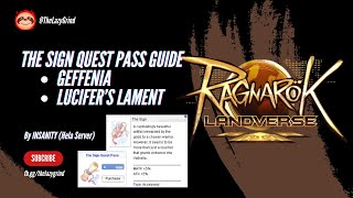 The Sign Quest Pass Guide Access to Geffenia [upl. by Nairbal]