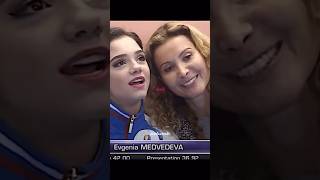 evgenia  evgeniamedvedeva figureskating olympics iceskating edit alexandratrusova [upl. by Etti]