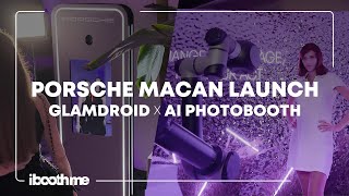 Porsche Macan Launch Stunning AI Photo Booth amp Glam Bot [upl. by Ladnek]